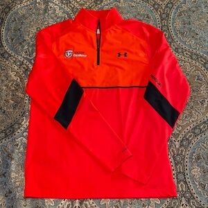 Under Armor v-neck zip  size L